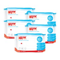 NUK Anti Bacterial Wipes 20pcs x 5 | Bundle of 5
